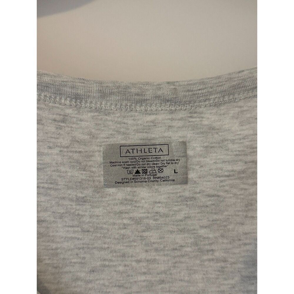 Light Gray Athleta Shirt - Picture 2 of 3